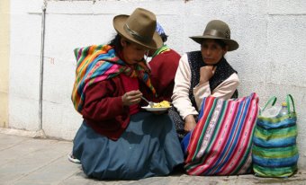 Peruvians in Cusco Peru
