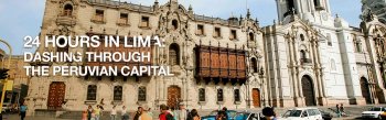 Plaza Mayor in downtown Lima