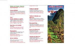 Machu Picchu Peruvian Cuisine