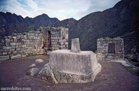 The Intihuatana stone, Machu Picchu