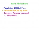 Facts about Peru