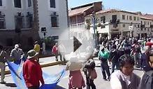 Protest in Cusco, Peru - August 2010
